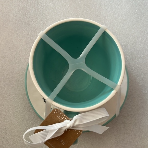 🆕 Rae Dunn Disney Princess Cinderella Carriage Cup and Saucer Embossed Graphic - Picture 7 of 13